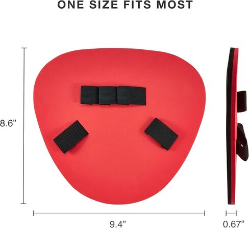 Pancake Baseball Practice Mitts - EVA Foam Infield Fielding Training Coaching Equipment - Ambidextrous, One Size Accessories - Thick, Flat Glove Substitute Develops Softer Fielding Hands in Saudi Arabia