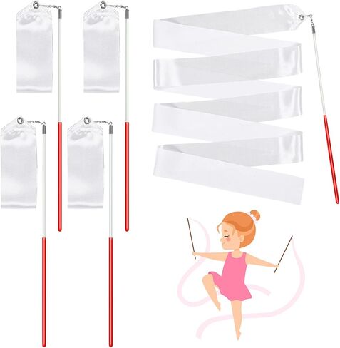 hydren الجمباز الشريط الرقص الإيقاعي اللافتات الثناء الشريط راقصة العصا التدوير للبالغين الأطفال الشريط اللافتات لعروض المواهب الرقص الفني in Kuwait