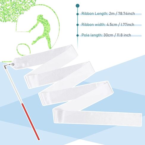 hydren الجمباز الشريط الرقص الإيقاعي اللافتات الثناء الشريط راقصة العصا التدوير للبالغين الأطفال الشريط اللافتات لعروض المواهب الرقص الفني in Kuwait