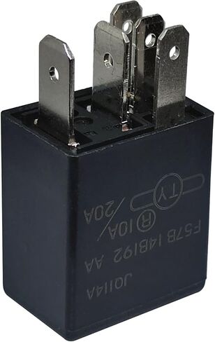مرحل F57B14B192AA (مجموعة من 2)، 10A/20A 12VDC 5Pins مرحل السيارات F57B 14B192 AA - استبدال OEM، متوافق مع سيارات مختارة من Ford، Toyota، Cadillac in Kuwait