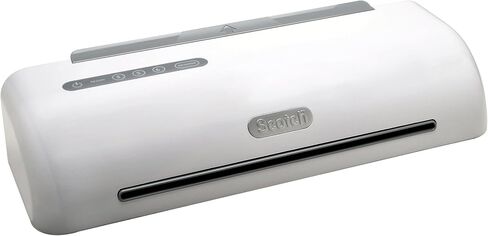 Scotch Brand PRO Thermal Laminator, 12.3-Inch, 1-Minute Warm-up, Fast Lamination, Never Jam Technology, 4-Roller Machine (TL1306), 4" x 19.8" x 6", White in Saudi Arabia