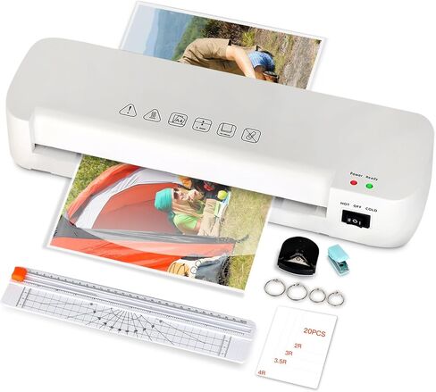 آلة تغليف A4، تسخين سريع، تصفيح سريع، آلة تغليف 4 في 1، تغليف A4/A5/A6 للاستخدام المنزلي والمكاتب المدرسية in Kuwait