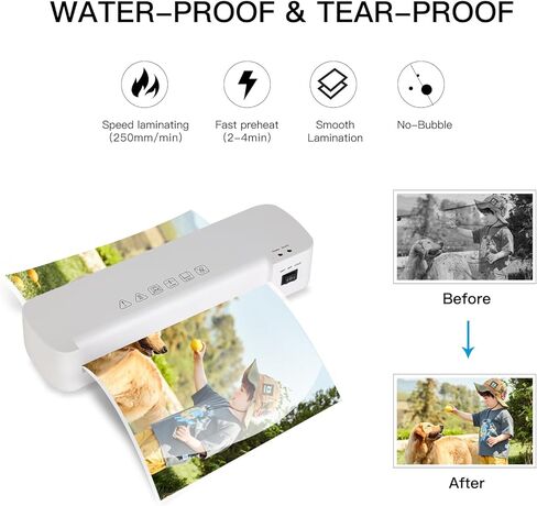 آلة تغليف A4، تسخين سريع، تصفيح سريع، آلة تغليف 4 في 1، تغليف A4/A5/A6 للاستخدام المنزلي والمكاتب المدرسية in Kuwait