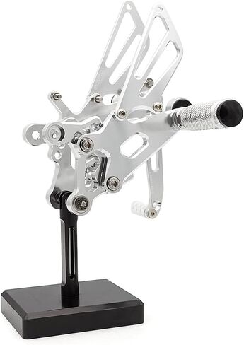 CNC R6 06-20 Motorcycle Adjustable Rearsets Foot Pegs Rear Set Footpeg Brake Shift Pedal Compatible with YZF R6 R6S 2006 2007 2008 2009 2010 2011 2012 2013 2014 2015 2016 2017 2018 2019 2020 Black in Saudi Arabia