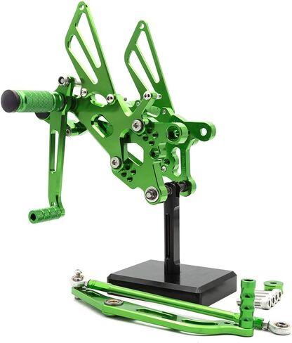 CNC R6 06-20 Motorcycle Adjustable Rearsets Foot Pegs Rear Set Footpeg Brake Shift Pedal Compatible with YZF R6 R6S 2006 2007 2008 2009 2010 2011 2012 2013 2014 2015 2016 2017 2018 2019 2020 Black in Saudi Arabia