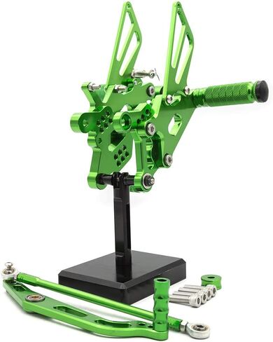 CNC R6 06-20 Motorcycle Adjustable Rearsets Foot Pegs Rear Set Footpeg Brake Shift Pedal Compatible with YZF R6 R6S 2006 2007 2008 2009 2010 2011 2012 2013 2014 2015 2016 2017 2018 2019 2020 Black in Saudi Arabia