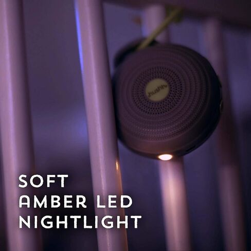 جهاز ضوضاء أبيض محمول من Yogasleep Hushh للأطفال، 3 أصوات طبيعية مهدئة مع التحكم في مستوى الصوت، صغير الحجم للاستخدام أثناء التنقل والسفر، قابل لإعادة الشحن عبر USB، مشبك آمن للأطفال وقفل للأطفال in Kuwait