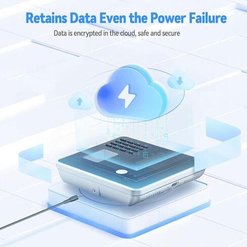 ساعة وقت سحابية من NGTeco، ساعات وقت واي فاي للموظفين في الأعمال الصغيرة مع الوجه، مسح الإصبع، RFID وPIN اللكم في جهاز واحد، آلة بطاقة الوقت مع برنامج التحكم عن بعد (0 رسوم شهرية) in Kuwait