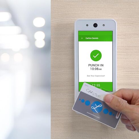 نظام ساعة زمنية بتقنية Wi-Fi بدون لمس من Lathem مع 15 شارة (PCEXPRESS) in Kuwait