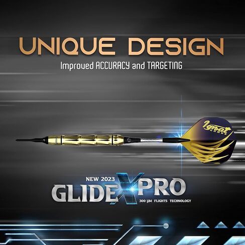 IgnatGames Darts Plastic Tip Sets - Soft Tip Darts for Electronic Dartboard - Plastic Tip Darts Set with Aluminum Shafts, O'rings, 100 Dart Tips and 16 Flights + Darts Wrench + Innovative Case in Saudi Arabia