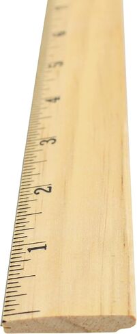 Westcott 05018 Beveled Wooden Ruler with Single Metal Edge, 18 Inch in Saudi Arabia