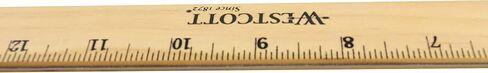 Westcott 05018 Beveled Wooden Ruler with Single Metal Edge, 18 Inch in Saudi Arabia