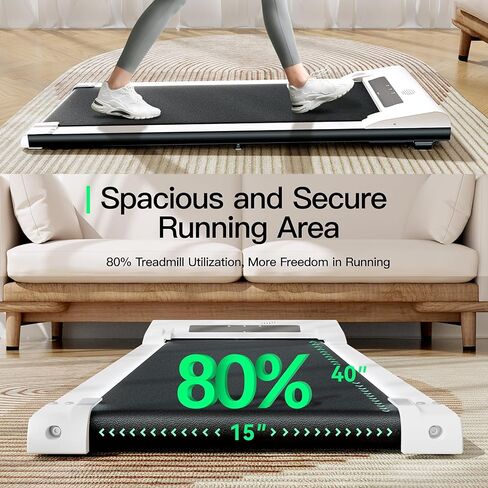 UMAY 512 Walking Pad, 512N Under Desk Treadmill, P1 Small Treadmill, Ultra Quiet Walking Treadmills for Home Office with Remote Control, SPAX APP and LED Display, Installation-Free in Saudi Arabia