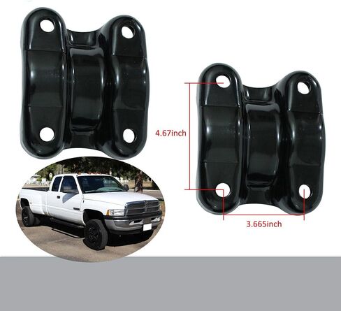 2PCS Rear Leaf Spring U-Bolt Plate for 1995 1996 1997 1998-2002 Dodge Ram 2500 3500 in Saudi Arabia