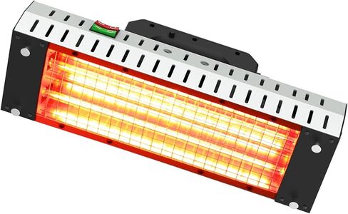 مصباح معالجة الطلاء بالأشعة تحت الحمراء بقدرة 2000 وات، مصباح مجفف طلاء سخان لأنظمة معالجة طلاء إصلاح جسم السيارة 110 فولت (DT-004) in Kuwait