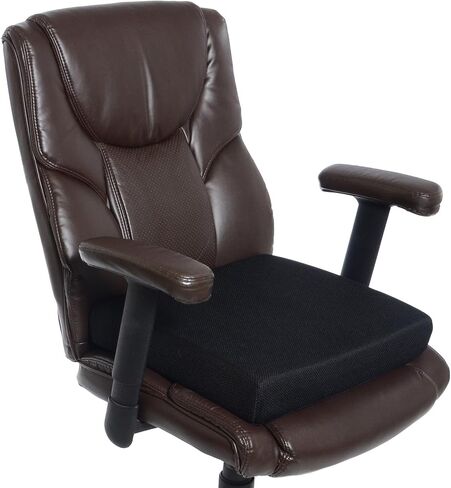 Milliard Memory Foam Seat Cushion Chair Pad 18 x 16 x 3in. with Washable Cover, for Relief and Comfort in Saudi Arabia