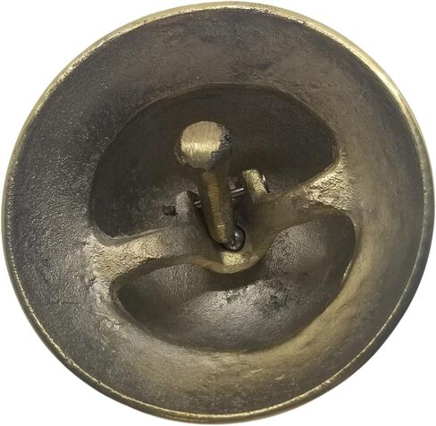 Solid Brass Victorian Style Desk Call Bell Desktop Ring Service Counter Bell Hotel Reception Bell 3 1/4"(D) 2 3/4"(H) in Saudi Arabia