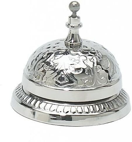 Nickel Victorian Style Service Desk Bell in Saudi Arabia