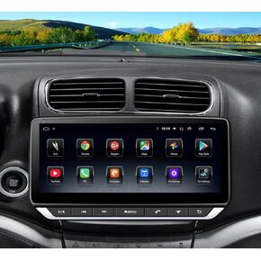 for Dodge Journey Radio Upgrade 2011-2020 Android Stereo Replacement Android Navigation 10.25inch Touch Screen 4+64G Wireless Carplay Android Auto 4G LTE WiFi Free Camera