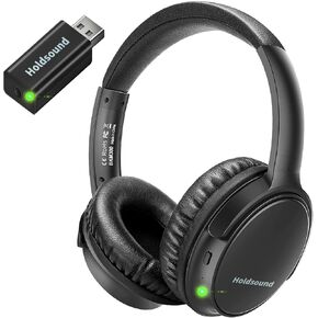 Wireless Headphones for TV Watching, BKM300 Wireless TV Headphones with Bluetooth USB Transmitter, Simple Operation, 165ft (50m) Wireless Range, No Static & No Delay