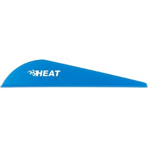Bohning Heat Vane, Low Profile Hunting Vane, 2.5" 36pk, Satin Blue