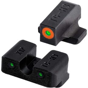 TRUGLO Tritium Pro Handgun Night Sights, Compatible with Springfield Armory XD Series | Compact Durable Glow-in-The-Dark Front & Rear Gun Sights with Focus Lock Front Ring