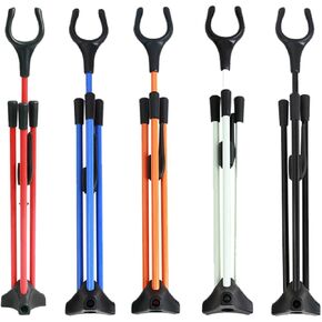 FUNTRESS Bow Stand Foldable Archery Recurve Bow Stand Archery Recurve Bow Rack Holder for Recurve Bow Longbow Takedown Bow