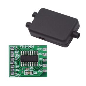 cablecc PCBA for USB2.0 Ports HUB USB 1 to 2 Splitter with SR Cover for DIY OEM Parts & 3.0mm Cable