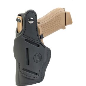 1791 GUNLEATHER Leather Gun Holster - 3 Way OWB Right Handed Thumb Break Holster - Compatible for Glock 17 19 22 23 32, Ruger SR9 SR22, Sig P225 P299, SW MP9 MP40, Taurus G2