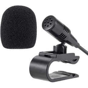 2.5mm Microphone, NowTH HD Voice Assembly Mic for Car Vehicle Head Unit Bluetooth Enabled Stereo Radio DVD GPS