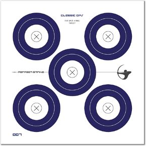 Perfect Strike Archery Targets. Classic OPS No. 007. Archery Paper Targets. Great for practice in the backyard or at the range. (12" x 12") 12 Targets