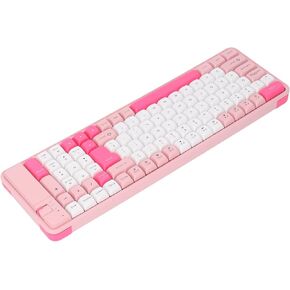 Yunseity 2.4G Keyboard and Mouse Combo Plug and Play Dual Sleep Mode Gaming Keyboard and Mouse Combo for Desktop Computers ()