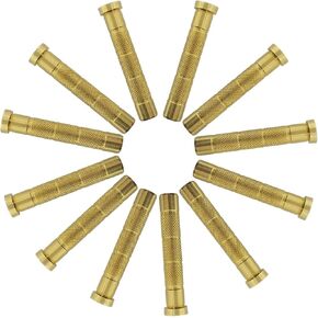 Field Point The Bolts are Copper Bolts Knurled Outer Diameter Suitable with for.244 Carbon Arrow (1 Dozen 12PACK), Used for Arrow Rod Archery Accessories
