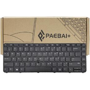لوحة مفاتيح بديلة للكمبيوتر المحمول متوافقة مع HP EliteBook 745 G3 745 G4 840 G3 840 G4 US بدون لوحة مفاتيح بإضاءة خلفية بدون عصا الإشارة in Kuwait