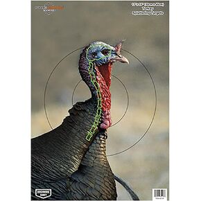 BIRCHWOOD CASEY Pregame 12" x 18" Small Game Animal Targets - Photo-Realistic Instant Splattering Shooting Targets - for Use with All Guns & Calibers - 8 Targets Pack