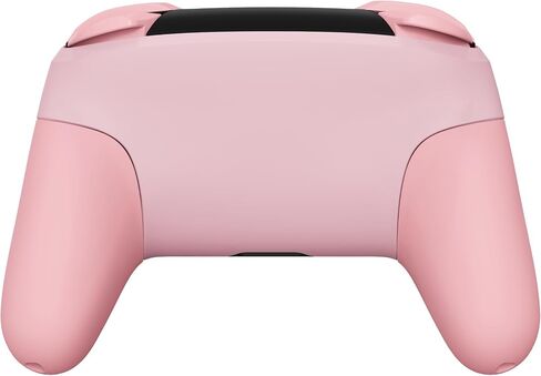 eXtremeRate Faceplate Backplate Handles Cover, Cherry Blossoms Pink & Puffy Pink Octagonal Gated Sticks Design DIY Replacement Grip Housing Shell for Nintendo Switch Pro Controller - No Controller in Saudi Arabia