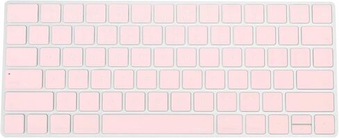 MOSISO Keyboard Cover Compatible with iMac Wireless Magic Keyboard Type Protector, 2015 US Version (MLA22LL/A, A1644), Soft Protective Ultra Thin Keyboard Skin, Rose Quartz in Saudi Arabia