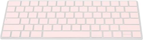 MOSISO Keyboard Cover Compatible with iMac Wireless Magic Keyboard Type Protector, 2015 US Version (MLA22LL/A, A1644), Soft Protective Ultra Thin Keyboard Skin, Rose Quartz in Saudi Arabia