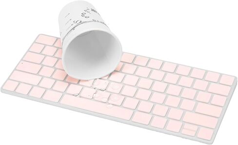MOSISO Keyboard Cover Compatible with iMac Wireless Magic Keyboard Type Protector, 2015 US Version (MLA22LL/A, A1644), Soft Protective Ultra Thin Keyboard Skin, Rose Quartz in Saudi Arabia