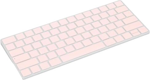 MOSISO Keyboard Cover Compatible with iMac Wireless Magic Keyboard Type Protector, 2015 US Version (MLA22LL/A, A1644), Soft Protective Ultra Thin Keyboard Skin, Rose Quartz in Saudi Arabia