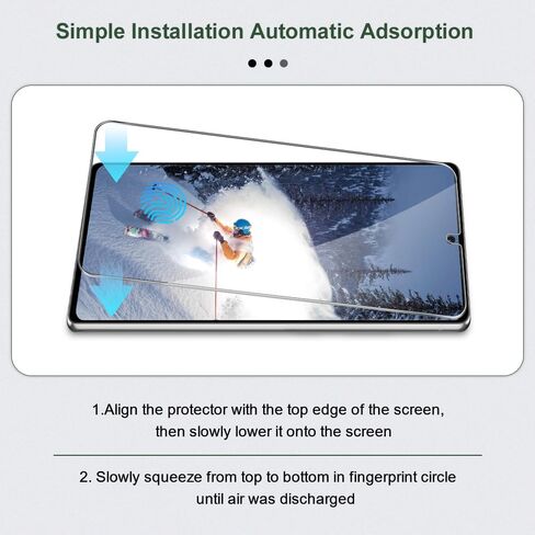 3 Pack Galaxy Note 20 Tempered Glass Screen Protector, 2Pakc Camera Lens Film 9H Hardness Fulll Coverage Case Friendly Compatible with UltraSonic Fingerprint For Samsung Galaxy Note 20(6.7 Inch) in Saudi Arabia