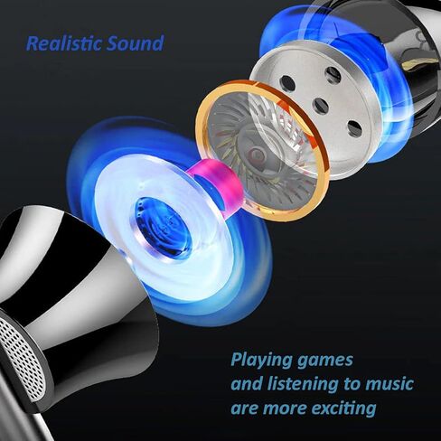 2 Pack Headphones Galaxy Earbuds for Samsung usbc Earphones USB c with mic Type c Ear Buds Wired audiofonos S25 S24 S23 S22 S21 s20 fe Note 90 Plus s21+ Folding Z Wired Original Black in Saudi Arabia