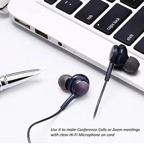 2 Pack Headphones Galaxy Earbuds for Samsung usbc Earphones USB c with mic Type c Ear Buds Wired audiofonos S25 S24 S23 S22 S21 s20 fe Note 90 Plus s21+ Folding Z Wired Original Black in Saudi Arabia