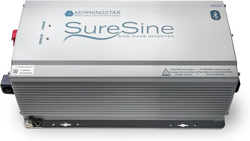Morningstar SureSine 700W Pure Sine Wave Off-Grid Inverter - 48VDC, 120VAC, 60Hz, Type B AC Terminals (SI-700-48-120-60-B) - DC to AC Converter, Solar/Non-Solar Systems, Bluetooth Mobile Apps in Saudi Arabia
