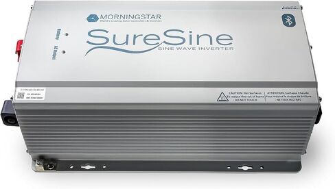 Morningstar SureSine 700W Pure Sine Wave Off-Grid Inverter - 48VDC, 120VAC, 60Hz, Type B AC Terminals (SI-700-48-120-60-B) - DC to AC Converter, Solar/Non-Solar Systems, Bluetooth Mobile Apps in Saudi Arabia