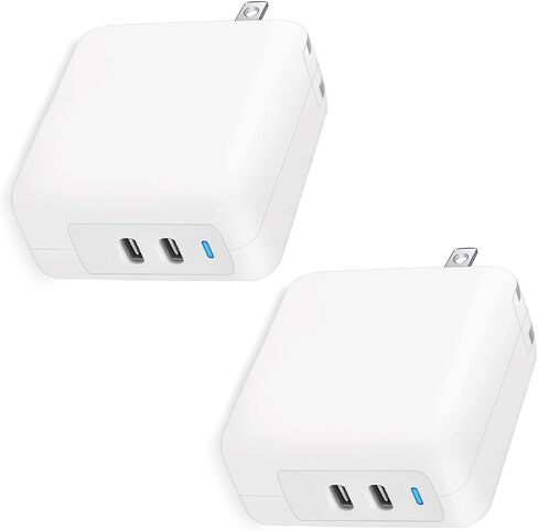 USB C Charger Block, 35W iPhone Fast Charger Dual USB C Port Compact Power Adapter for iPhone 14 Pro/14 Pro Max,13 Pro, iPad, PPS Samsung Galaxy（2 Pack） in Saudi Arabia
