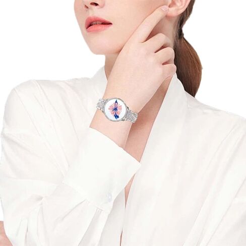 Mosonio Bling Metal Bands for Samsung Galaxy Watch 9/8/7/6 40mm 44mm Women in Saudi Arabia