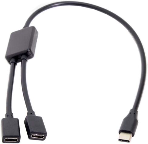 cablecc PCBA for USB2.0 Ports HUB USB 1 to 2 Splitter with SR Cover for DIY OEM Parts & 3.0mm Cable in Saudi Arabia
