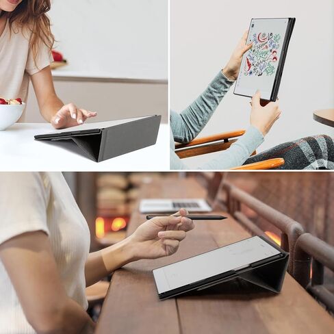 CoBak Case for Remarkable Paper Pro-with Pen Holder, Nib Storage, Ergonomic Design for Enhanced Writing Comfort - The Perfect Choice for Remarkable Paper Pro Case with Pen Holder, Gray in Kuwait
