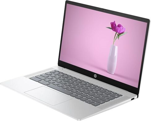 كمبيوتر محمول HP Chromebook، كمبيوتر محمول Chromebook بشاشة 14 بوصة عالية الدقة، وحدة المعالجة المركزية Intel Celeron، ذاكرة وصول عشوائي 4 جيجابايت | 192 جيجابايت (64 جيجابايت eMMC + بطاقة 128 جيجابايت)، Wi-Fi، محمول، نظام تشغيل Chrome، لطلاب الكلية المدر in Saudi Arabia